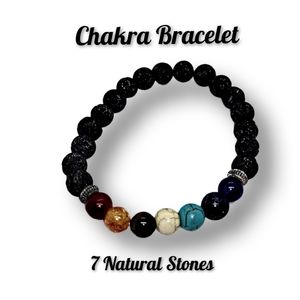 Chakra Bracelet w/Natural Stones